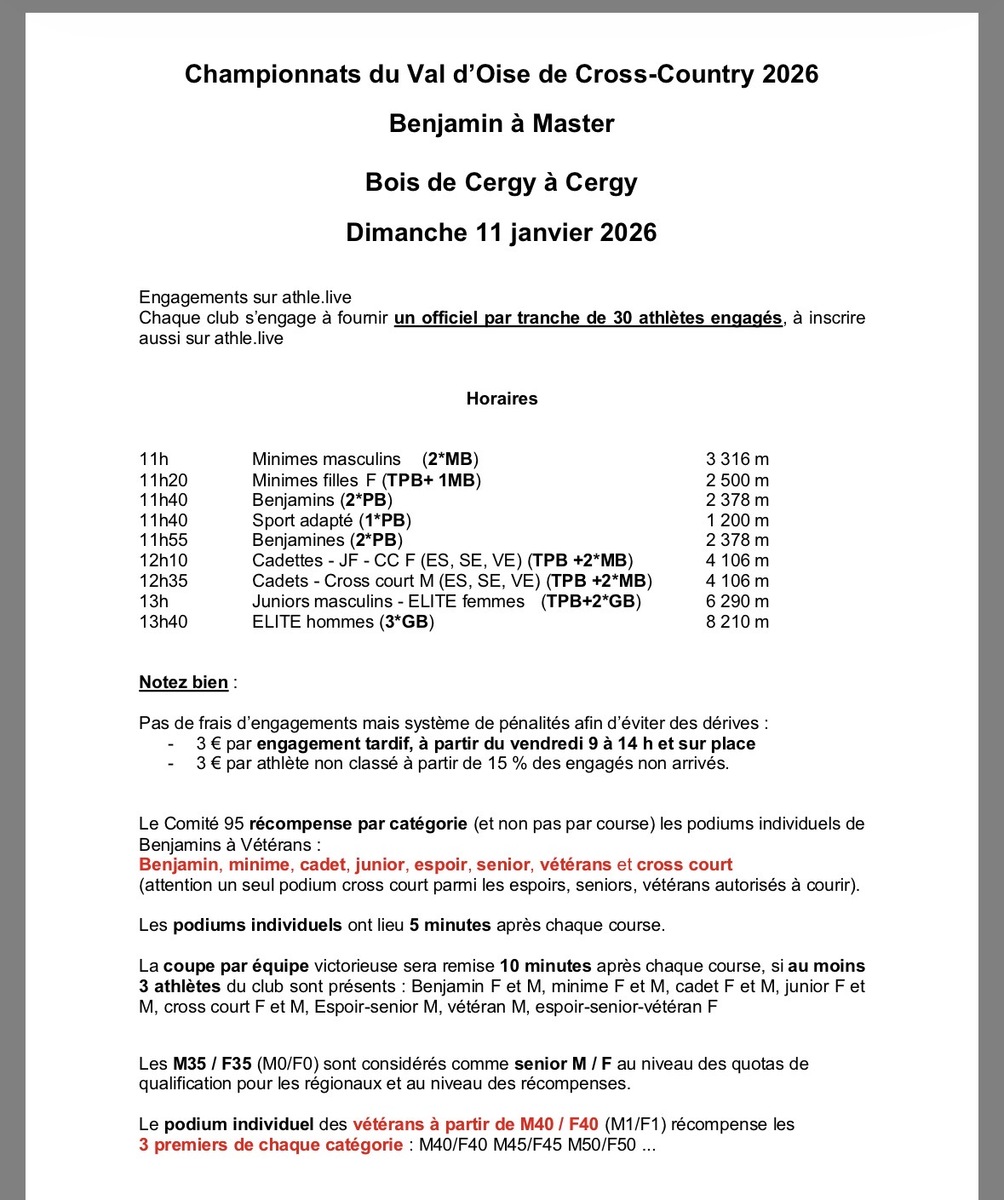 CHAMPIONNAT DE CROSS 95